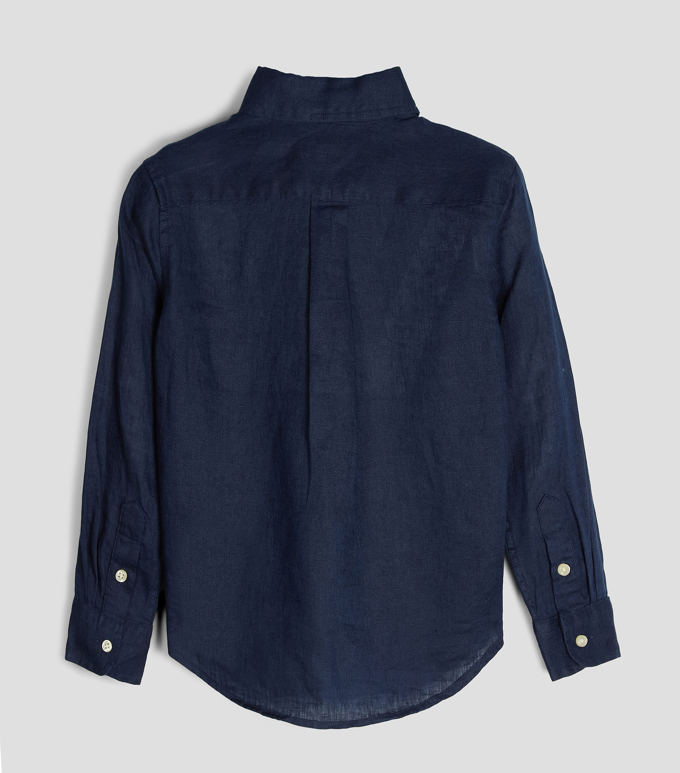 Camisa lisa manga larga Bebé